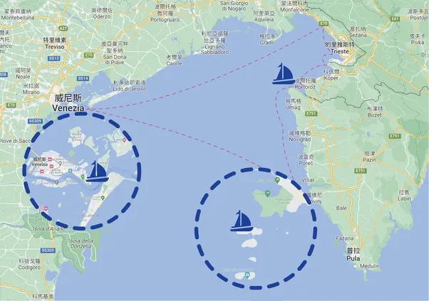 南歐亞得里亞海-黃金航海三角